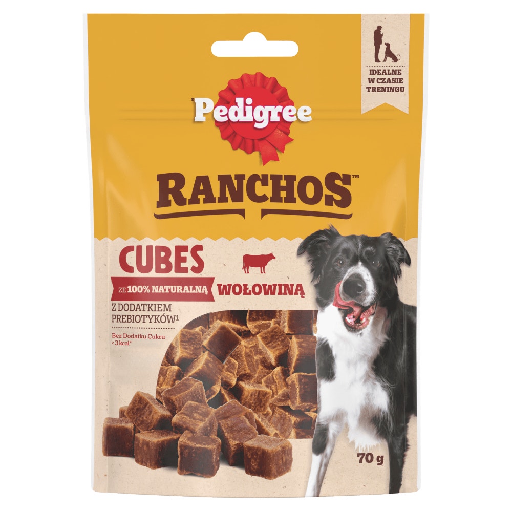 PEDIGREE® Ranchos™ Cubes z wołowiną
