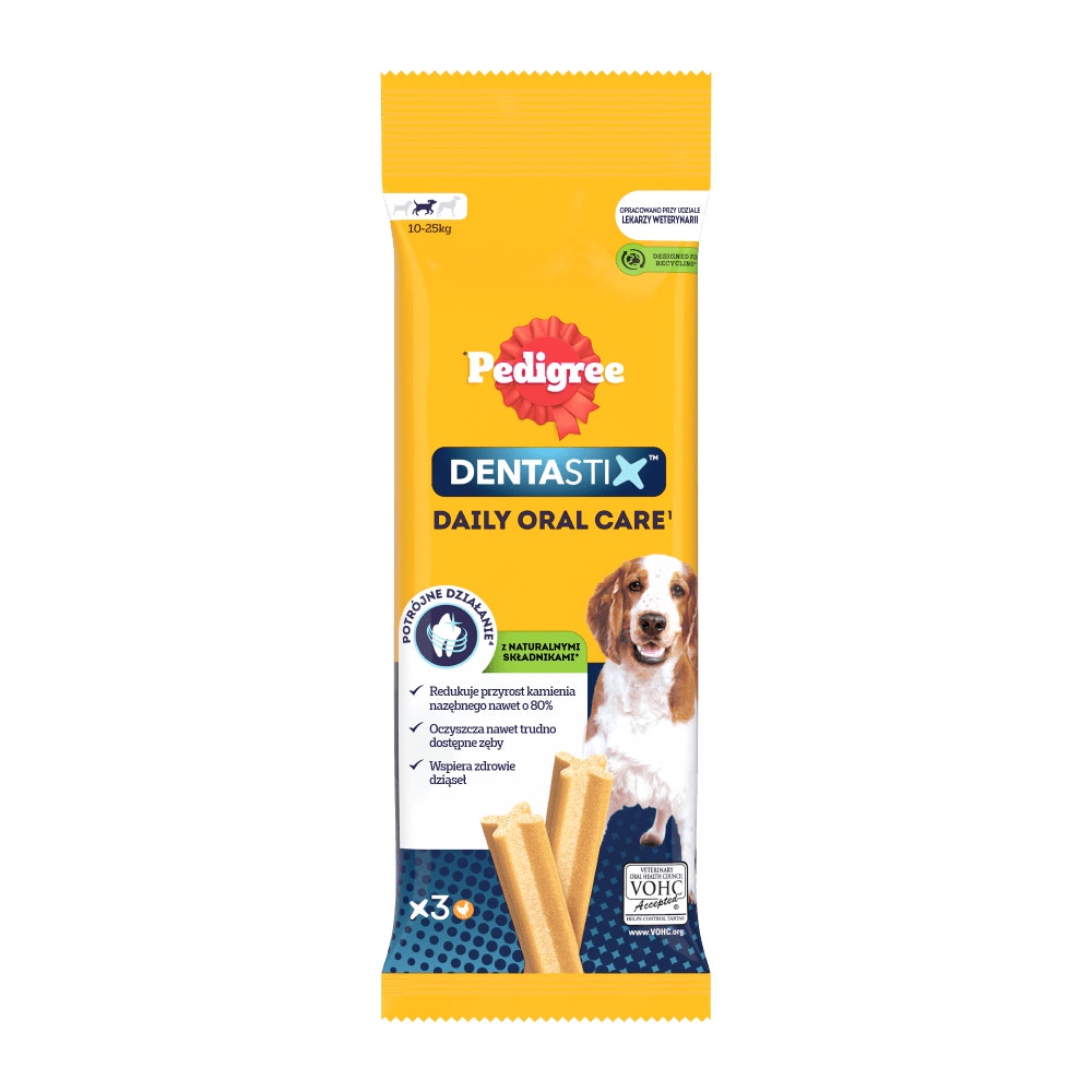 PEDIGREE® DentaStix™ Średnie Rasy 3, 5, 7, 28 & 56 sztuk