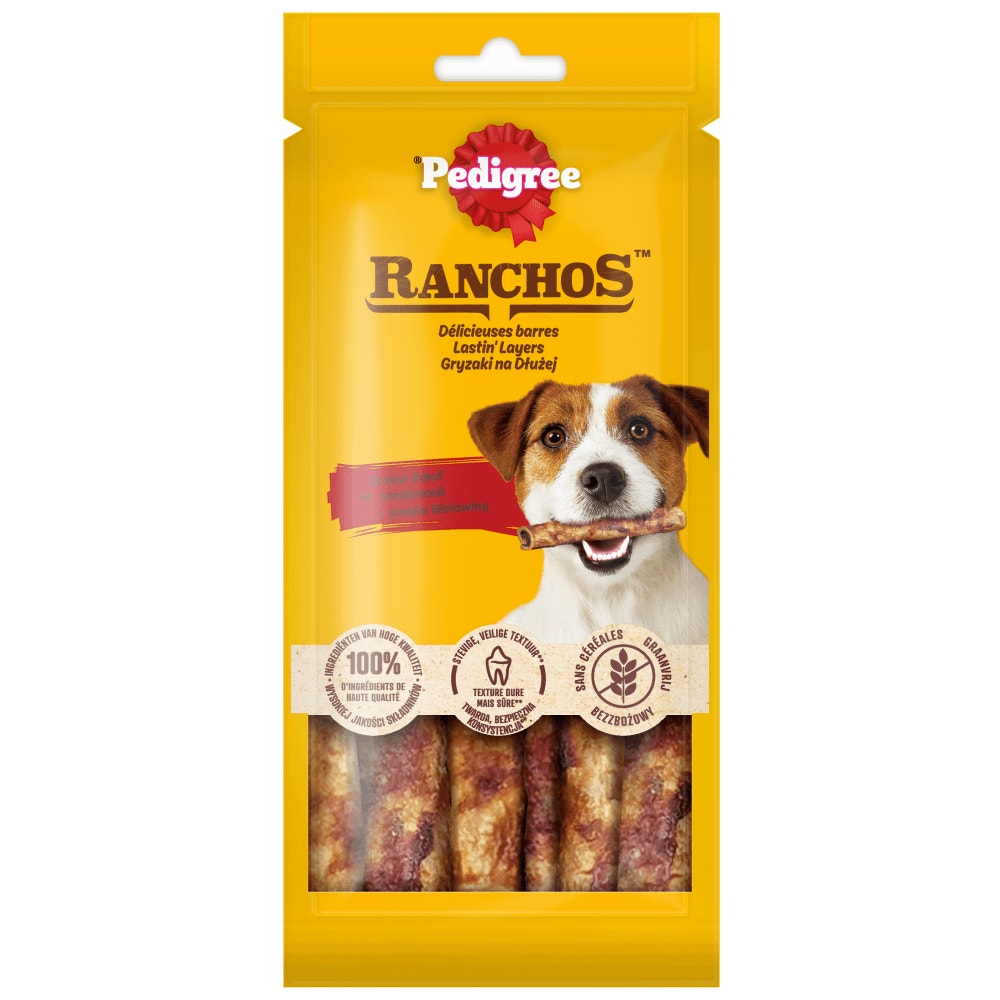 PEDIGREE® Ranchos™ Gryzaki na Dłużej z Wołowiną 40g