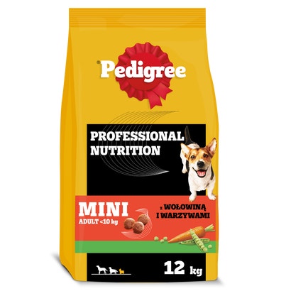 Professional Nutrition Adult z Wołowiną i Warzywami, Małe Rasy